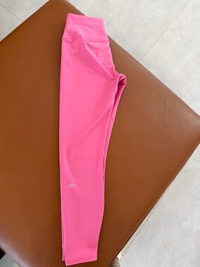 ALO Yoga 7/8 High Waist Airbrush Leggings Paradise Pink Size S